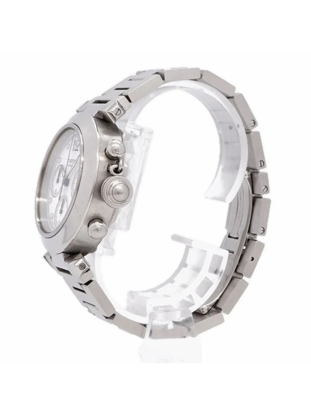 Cartier Pasha C Chronograph White Dial Watch